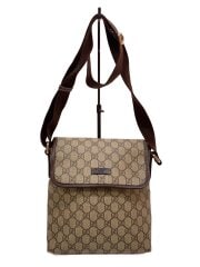 画像：ショルダーバッグ_GGプラス/PVC/BRW/総柄