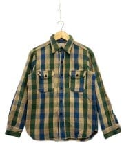 画像：ネルシャツ/M/コットン/マルチカラー/チェック