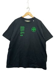 画像：Tシャツ/M/コットン/BLK/プリント/OMAA038R20185006