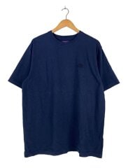 画像：7oz Field Logo Tee/半袖Tシャツ/L/コットン/ネイビー/無地/N25SI112F//