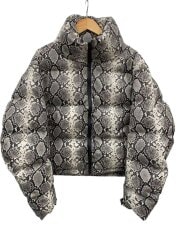 画像：FAUX LEATHER SNAKE DOWN JACKET/ダウンジャケット/L/ナイロン/BR25AW-000