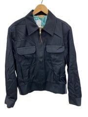 画像：1950s Style Gabardine Jacket/ジャケット/M/レーヨン/BLK/A424