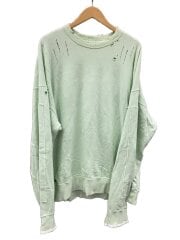 画像：22SS/OVERSIZED REBUILD SWEAT LS/スウェット/M/コットン/GRN/ST.441