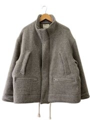 画像：WIDE PADDING BLOUSON/3/ウール/GRY/YK20AW0140B//