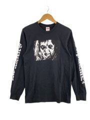 画像：長袖シャツ/S/コットン/BLK//