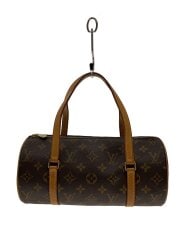 画像：2)パピヨン26_モノグラム・キャンバス/PVC/BRW