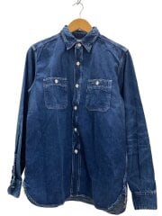 画像：長袖シャツ/M/デニム/IDG