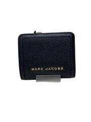 画像：2つ折り財布/レザー/BLK/レディース