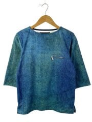 画像：転写プリント/トロンプルイユ/7分袖カットソー/Tシャツ/2/ポリエステル/IDG