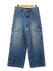 画像：ペインターパンツ/カーゴパンツ/ワイドジーンズ/デニムパンツ/ボトム/33/デニム/IDG//