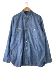 画像：HombreNino CORONA W-YOKE SHIRT/長袖シャツ/L/コットン/IDG/日本製//