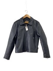 画像：レザージャケット・ブルゾン/--/牛革/BLK