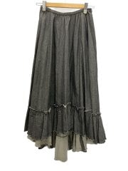 画像：dust/ロングスカート/--/コットン/GRY