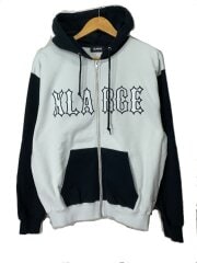 画像：ジップパーカー/S/コットン/WHT/101253012007