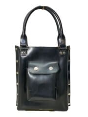 画像：バッグ/レザー/BLK