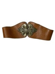 画像：VTG LEATHEROCK/ウエスタンベルト/レザー/BRW/メンズ