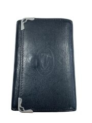 画像：キーケース/レザー/BLK/無地/メンズ