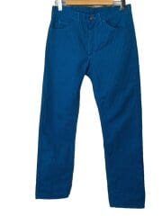 画像：ストレートパンツ/33/コットン/BLU/ストライプ/USA製/YKK