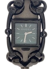 画像：クォーツ腕時計/アナログ/ステンレス/グリーン/ブラック/116.5