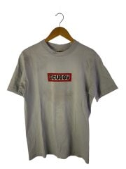 画像：OLD/USA製/BOXロゴ/Tシャツ/M/コットン/BLU/