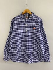 画像：長袖シャツ/42/コットン/BLU/ギンガムCK//