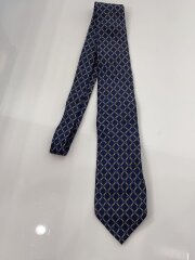 画像：ネクタイ/シルク/NVY/総柄/メンズ