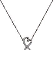 画像：ネックレス/SV925/GRY/トップ有/レディース