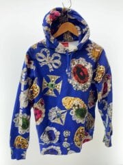 画像：パーカー/S/コットン/BLU/総柄