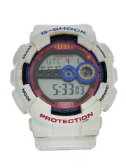 画像：クォーツ腕時計/デジタル/ラバー/RED/WHT/GD-100