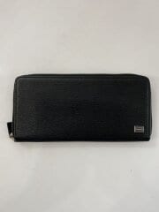 画像：長財布/レザー/BLK/メンズ