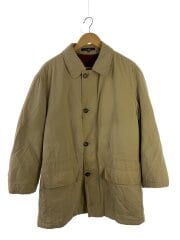 画像：ライナー付中綿ステンカラーコート/52/コットン/KHK