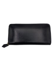 画像：長財布/レザー/BLK/メンズ