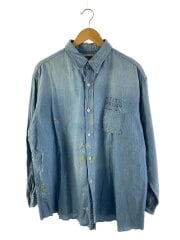 画像：25SS/STATE PRISON CHAMBRAY SHIRT/長袖シャツ/XL/コットン/IDG