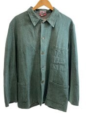 画像：50s～/KLM/カバーオール/グリーンシャンブレー/54/コットン/GRN