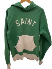 画像：HOODIE/FELT/ツートンパーカー/L/コットン/GRN/SM-S22-0000-041//