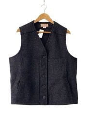 画像：Mackinaw Wool Vest/ベスト/XL/USA製/ウール/BLK//