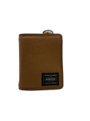 画像：2つ折り財布/レザー/BRW/メンズ