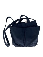 画像：ANNIE HELMET VEGETABLE BAG/ナイロン/NVY/無地//