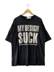 画像：Tシャツ/L/コットン/BLK/プリント