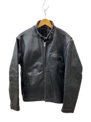 画像：シングルライダースジャケット/40/レザー/BLK