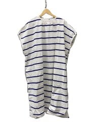 画像：半袖ワンピース/M/コットン/WHT/ボーダー/SK5057252