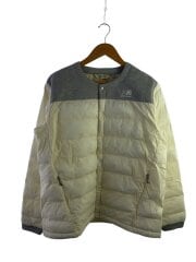 画像：ナイロンジャケット/L/ナイロン/IVO/無地/101115/20AM/インディカカーディガン