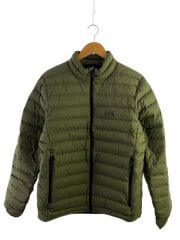 画像：ダウンジャケット/M/ナイロン/KHK/無地/OM5047/デロロダウンジャケット