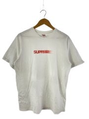 画像：Tシャツ/L/コットン/WHT/プリント/シミ有