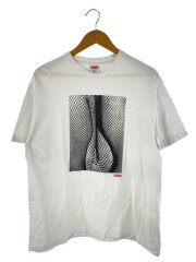 画像：Tシャツ/L/コットン/WHT/プリント