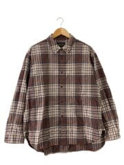 画像：長袖シャツ/M/コットン/BRW/1475-5211