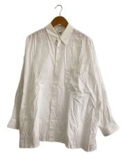 画像：7分袖シャツ/1/コットン/WHT/gz-b02-001