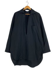 画像：SKIPPER LONG SHIRT/長袖シャツ/1/コットン/ブラック/無地/ANC-SH18