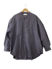 画像：長袖シャツ/O/コットン/GRY/GM243-50022B//