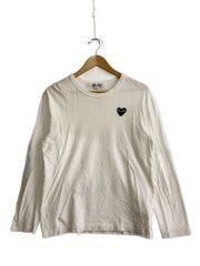 画像：長袖Tシャツ/L/コットン/WHT/az-t120